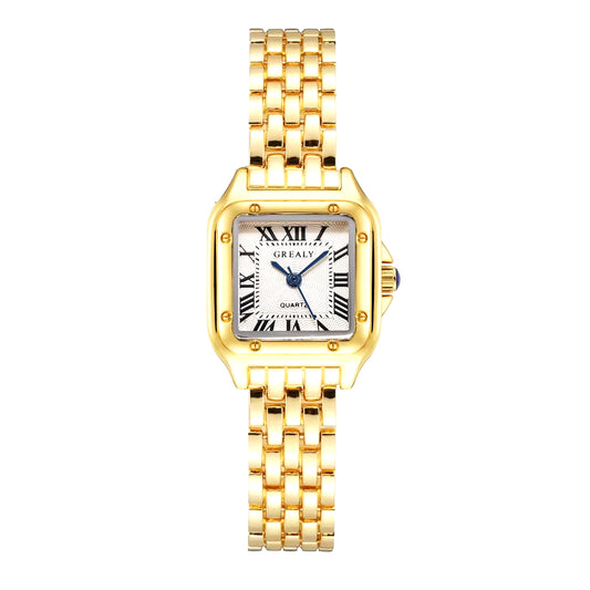 Women Watch Light Luxury Brand Stainless Steel Ladies Fashion Quartz Watches Business Female Clock Bracelet Wristwatch